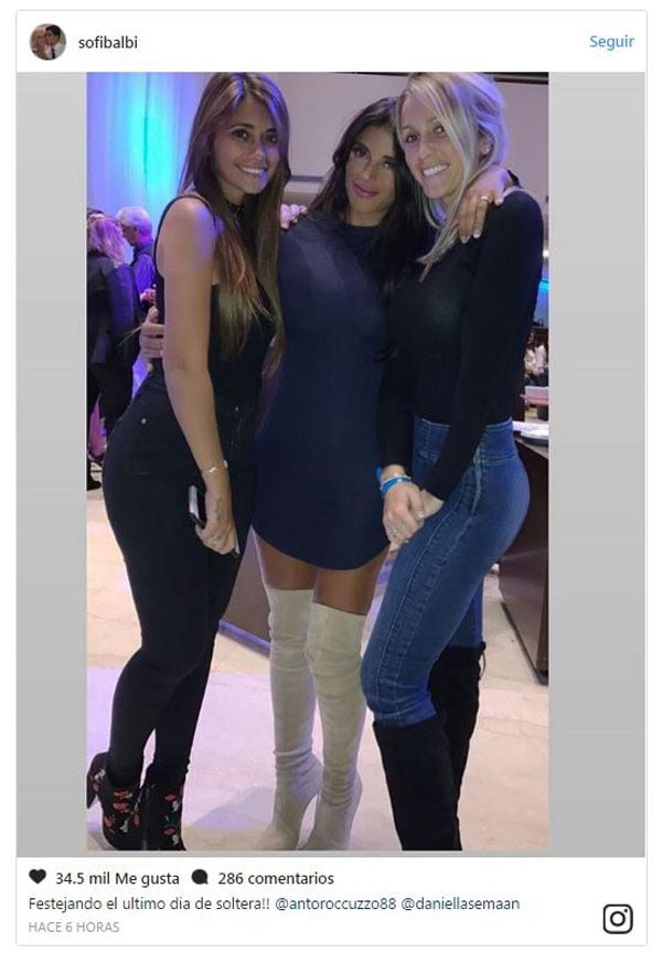 Leo Messi y Antonela despiden su soltería entre amigos