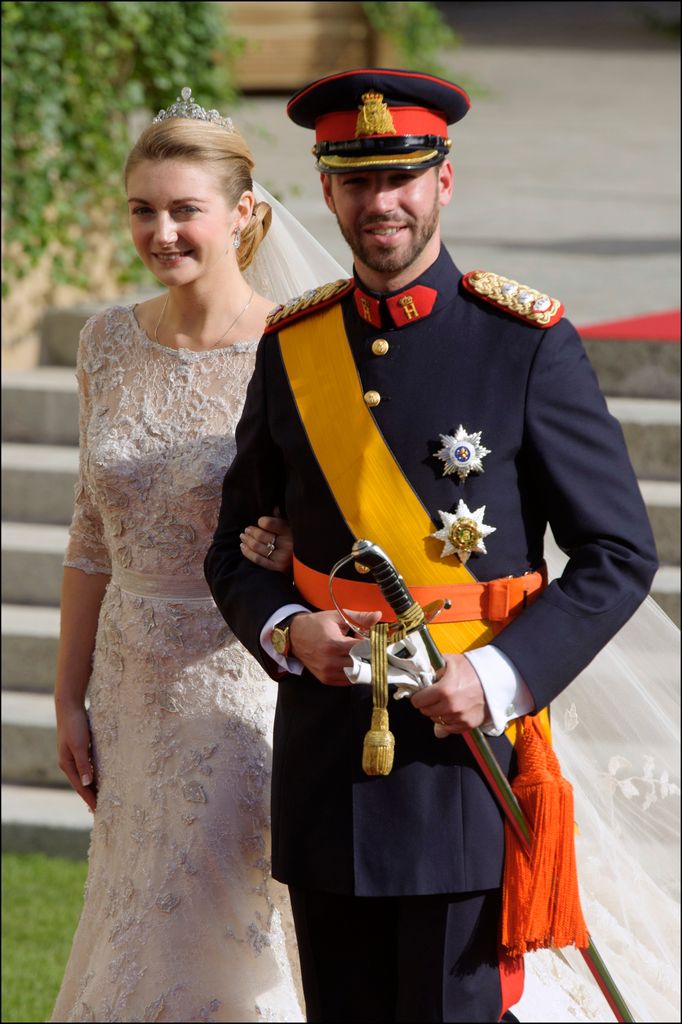 Guillermo y Stephanie de Luxemburgo celebraron su boda por la iglesia el 20 de octubre de 2012