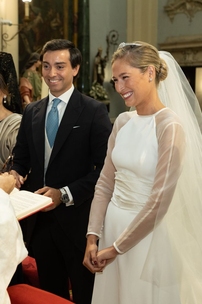 Boda religiosa en Madrid iglesia de Santa Bárbara