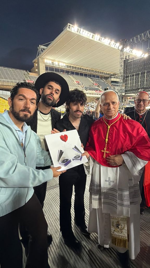 Siloé con el Papa León XIV en Barcelona