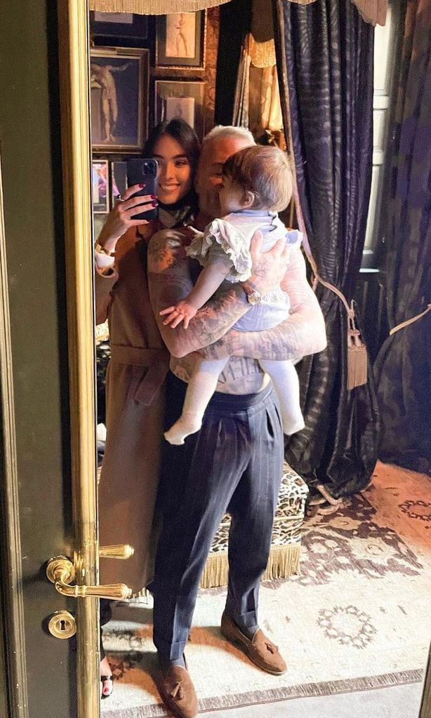 Gianluca Vacchi, Sharon Fonseca y su hija Blu