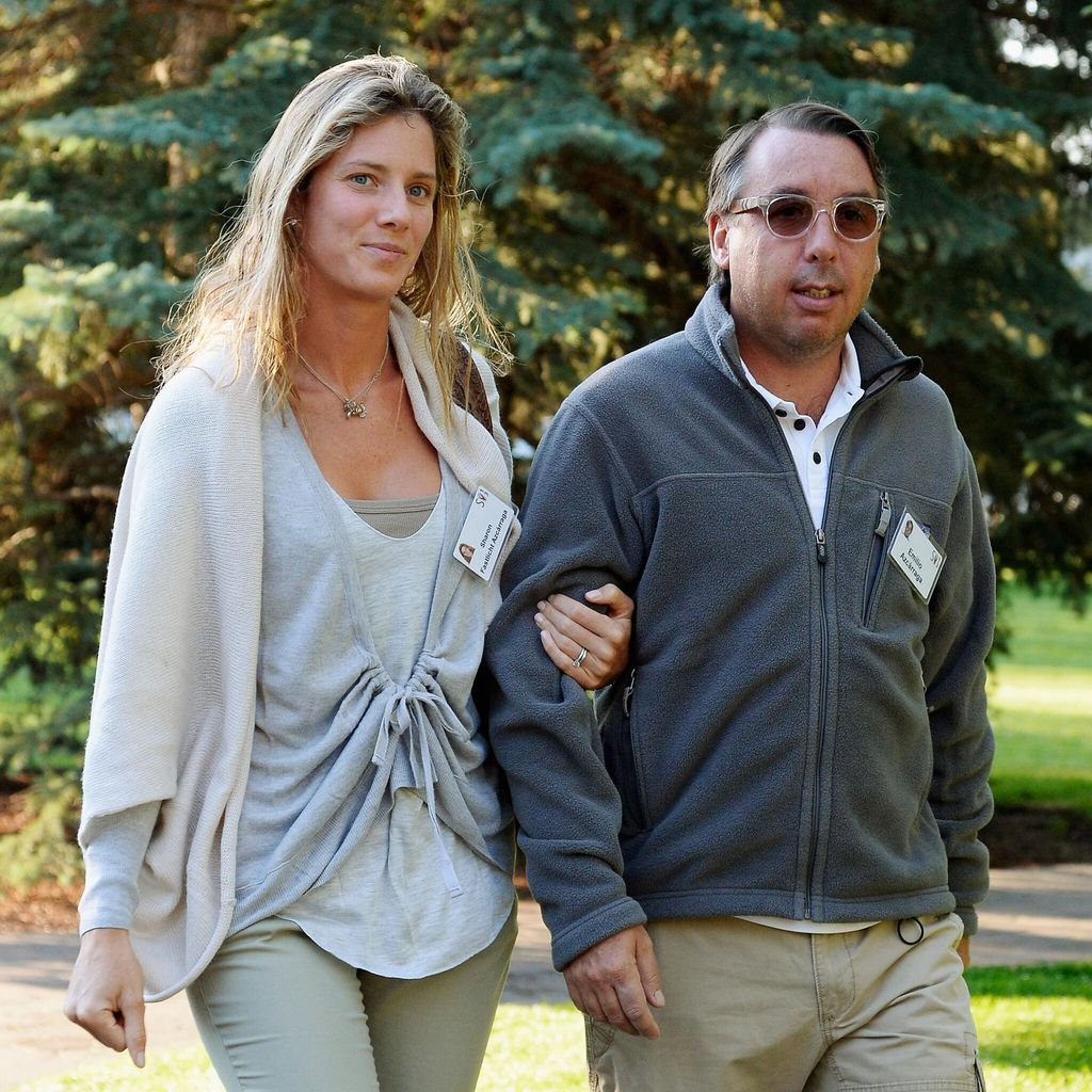Emilio Azcárraga y su esposa