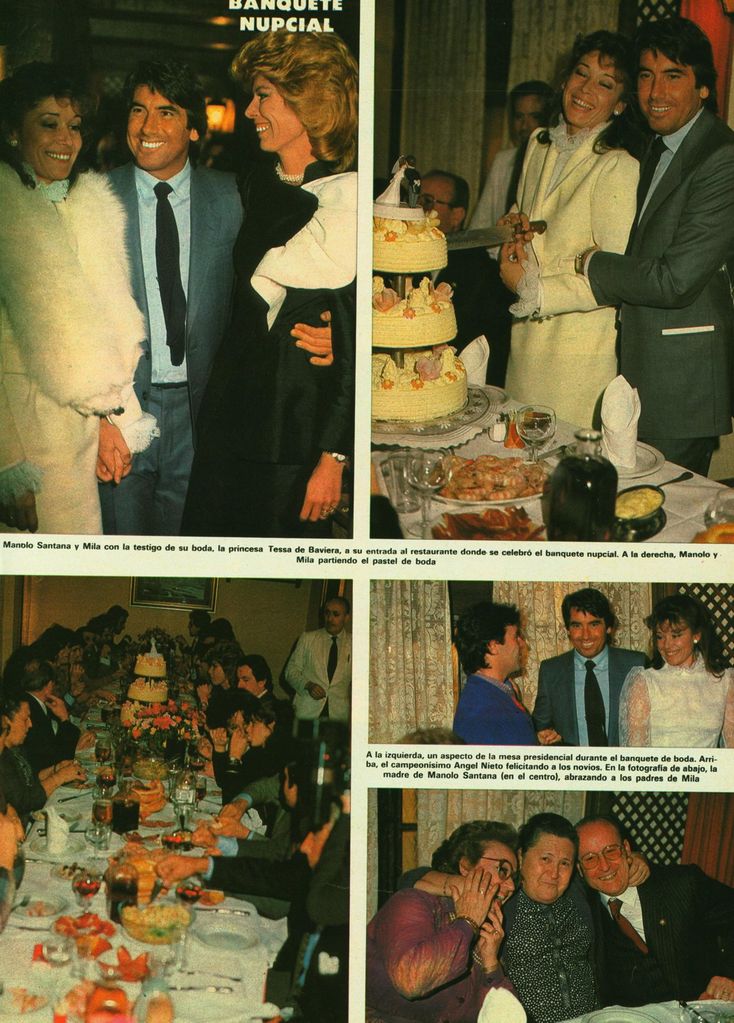 Boda de Mila Ximénez y Manolo Santana en ¡HOLA!