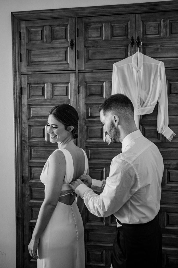 La novia del vestido sencillo y desmontable que vive en Córdoba