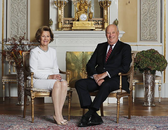 Harald y Sonia de Noruega