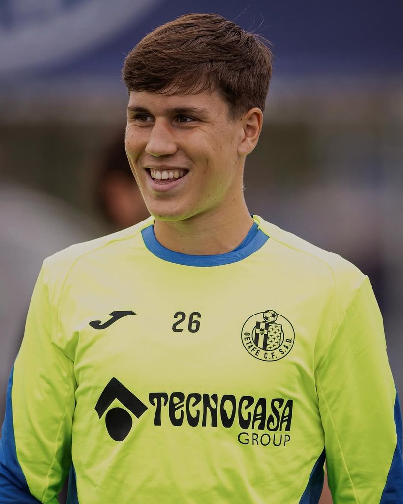 Davinchi, jugador del Getafe CF, cuyo padre se encuentra entre los desaparecidos tras el choque de trenes en Adamuz