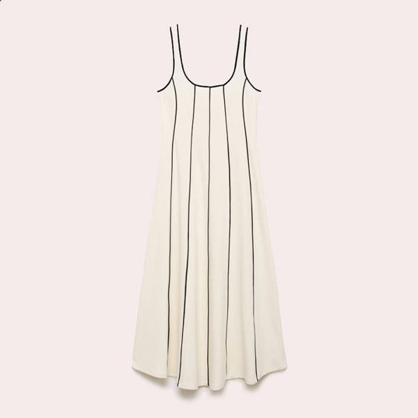 Vestido algodón rayas