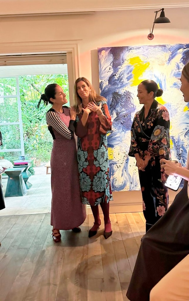Carolina Herrera, muy cariñosa con Joana de Noronha
