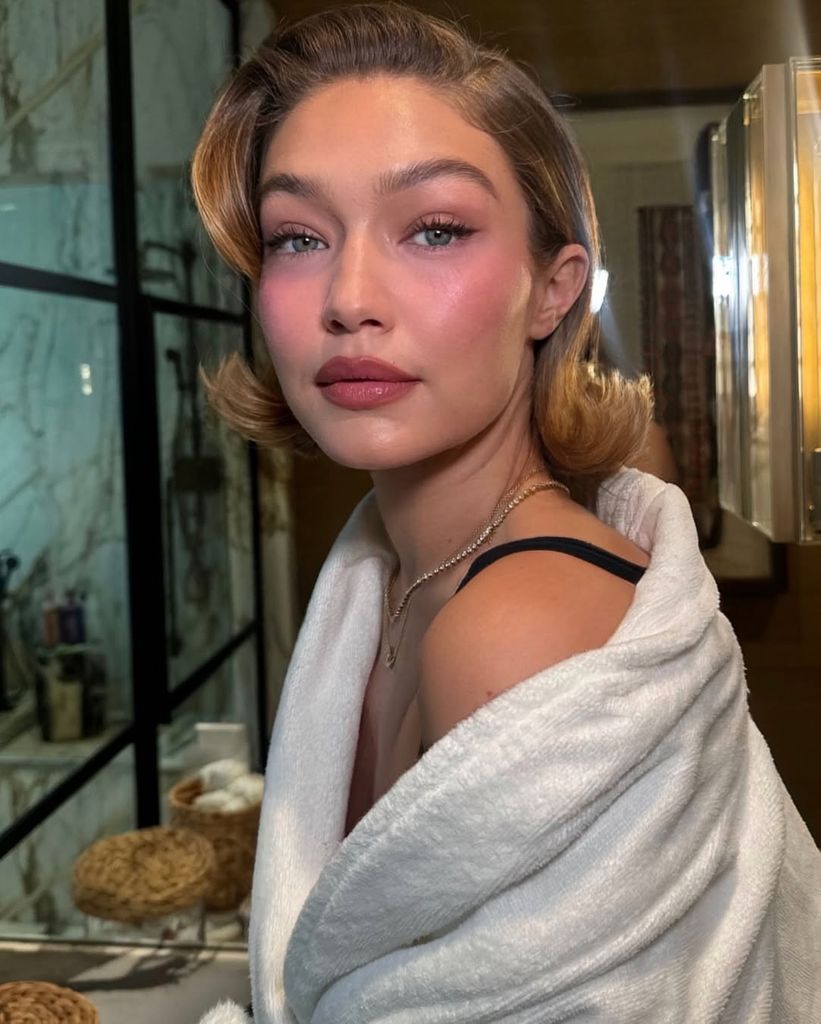 Gigi Hadid maquillada por el maquillador Patrick Ta