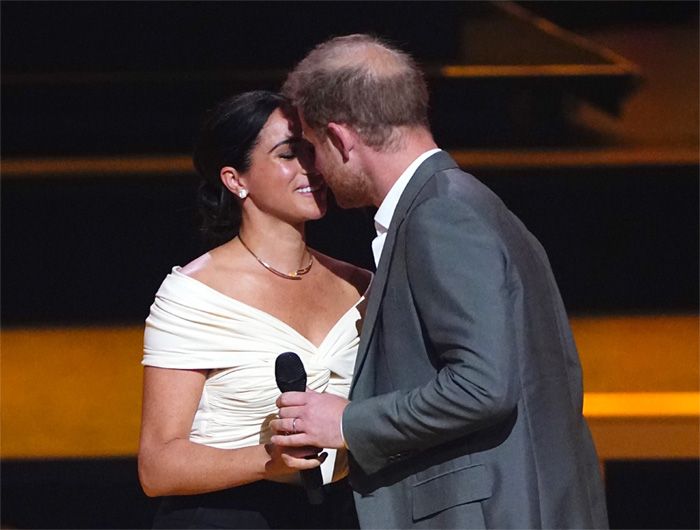 El príncipe Harry y su mujer