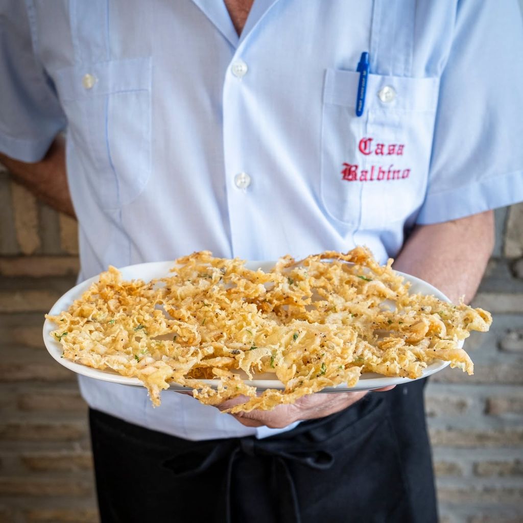 Las famosas tortillitas de camarones de Casa Balbino