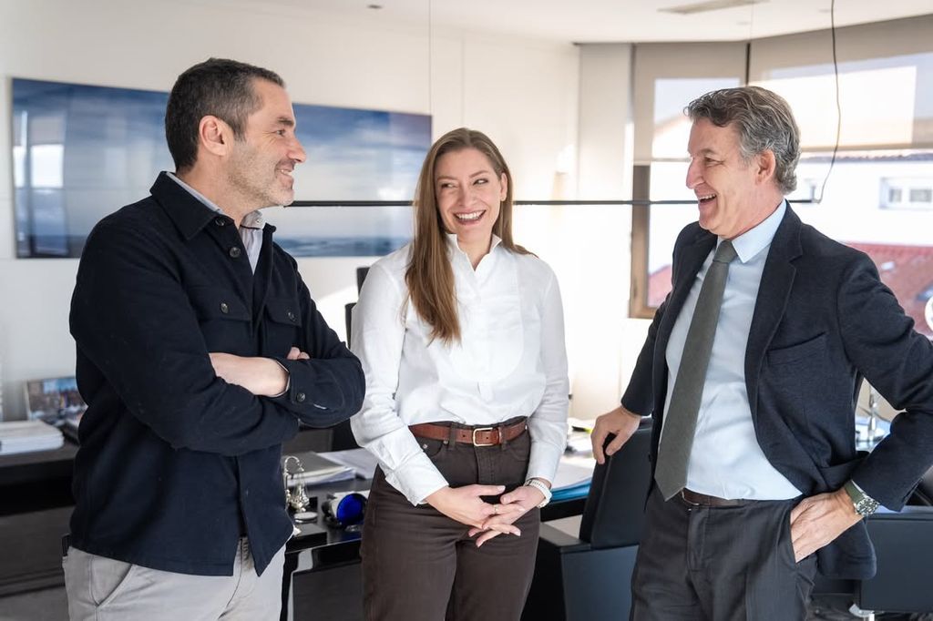 Borja Sémper y Alberto Nuñez Feijóo en Génova