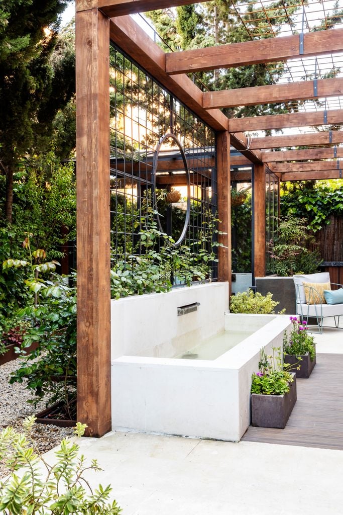 Estanque en el jardín