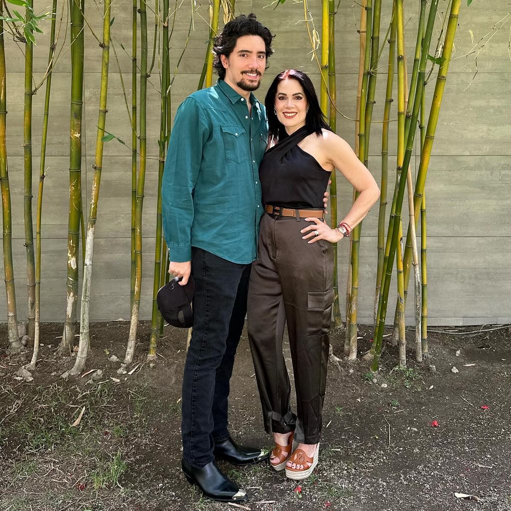Alex Fernández y su mamá, América Guinart