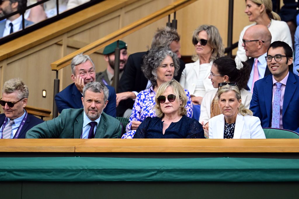 Palco Real de Wimbledon: Federico de Dinamarca