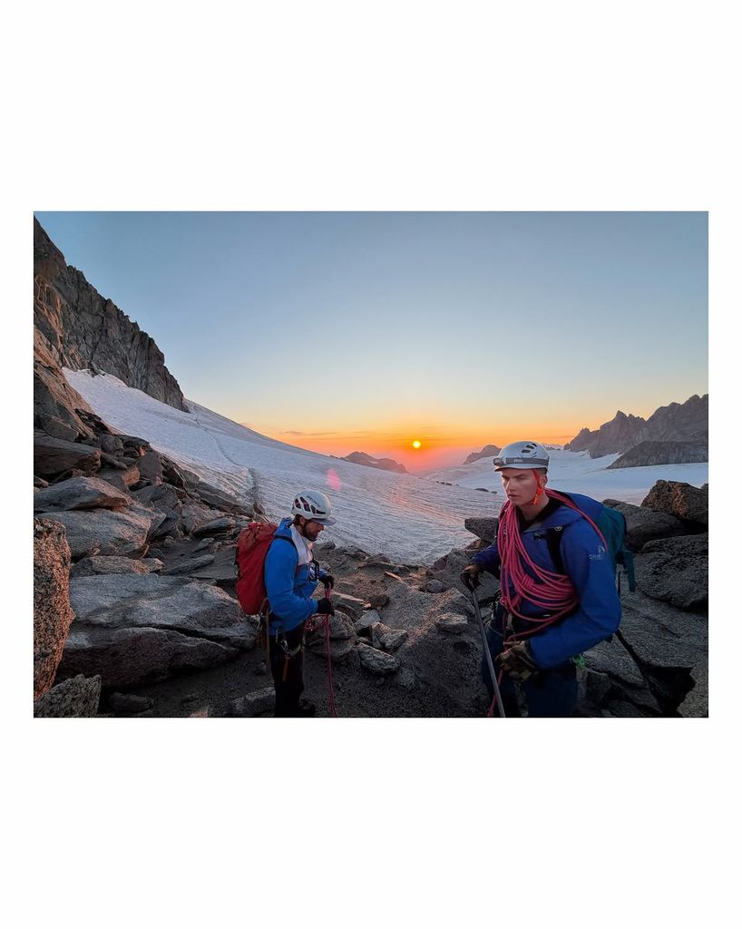 El príncipe belga en una de las cimas del Mont Blanc