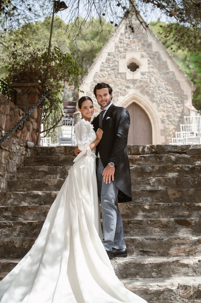 Boda en Málaga con vestido de novia de su madre