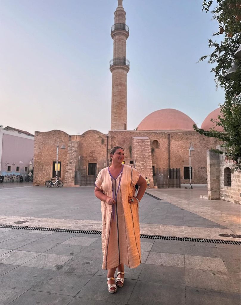 Carlota Corredera de vacaciones en Creta, julio 2024