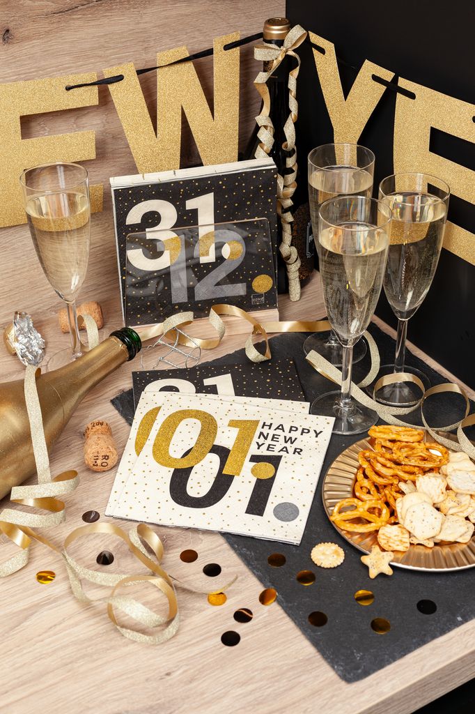 Detalles decorativos de Año Nuevo