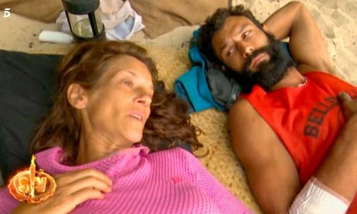 Elena Rodríguez y Jorge Pérez en Supervivientes