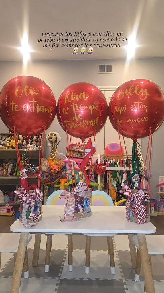 Claudia Álvarez reveló que enfrenta un desafío para las travesuras de los elfos.