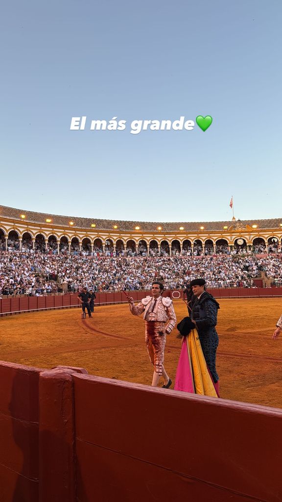 Imagen que ha compartido el hijo de Morante en sus redes
