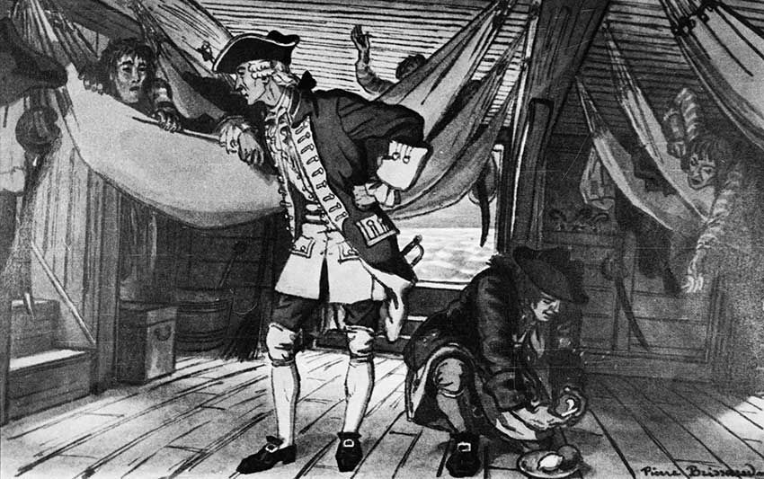 James Lind (1716-1794), médico escocés que consiguió erradicar el escorbuto de la Marina británica