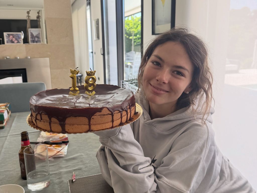 Natalia celebró su 18 cumpleaños en abril