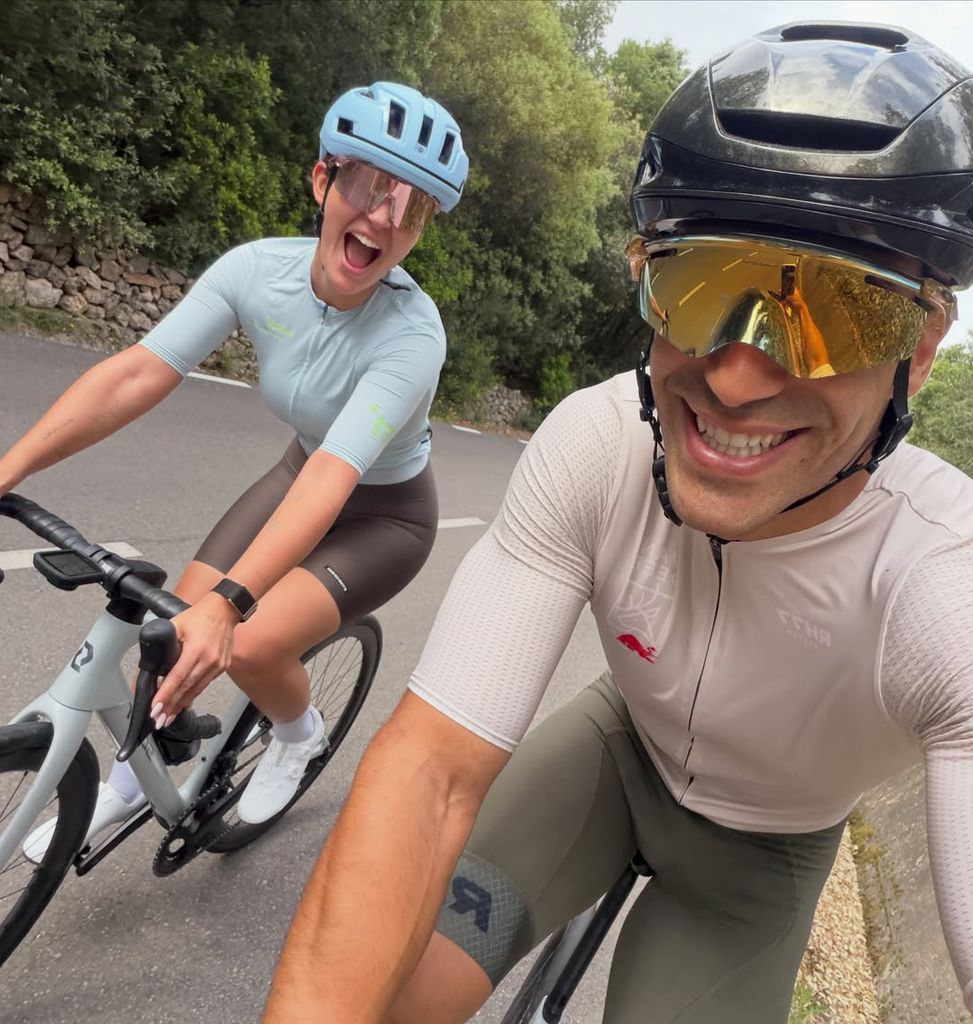 El ciclismo es otra de las pasiones que comparten