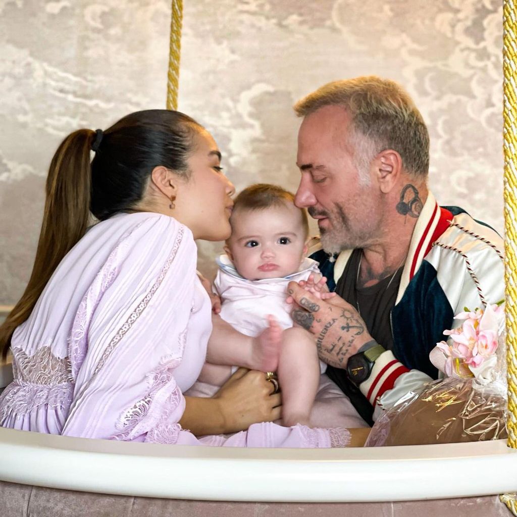 Gianluca Vacchi y Sharon Fonseca