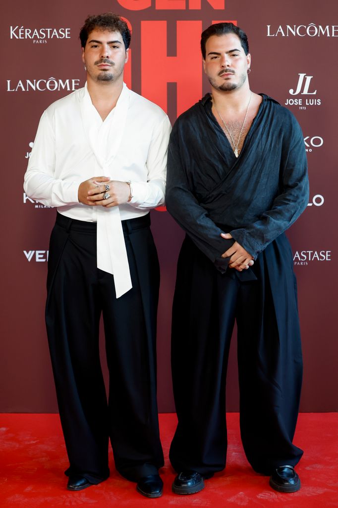 Daniel y Jesús Oviedo Morilla, los 'Gemeliers', en la alfombra roja de los Premios GEN ¡H!, celebrados en Las Ventas este martes 22 de septiembre, en Madrid