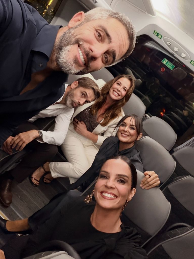 Roberto Leal, José Yélamo, Mamen Mendizabal, Mónica Carrillo y Ana Cuesta