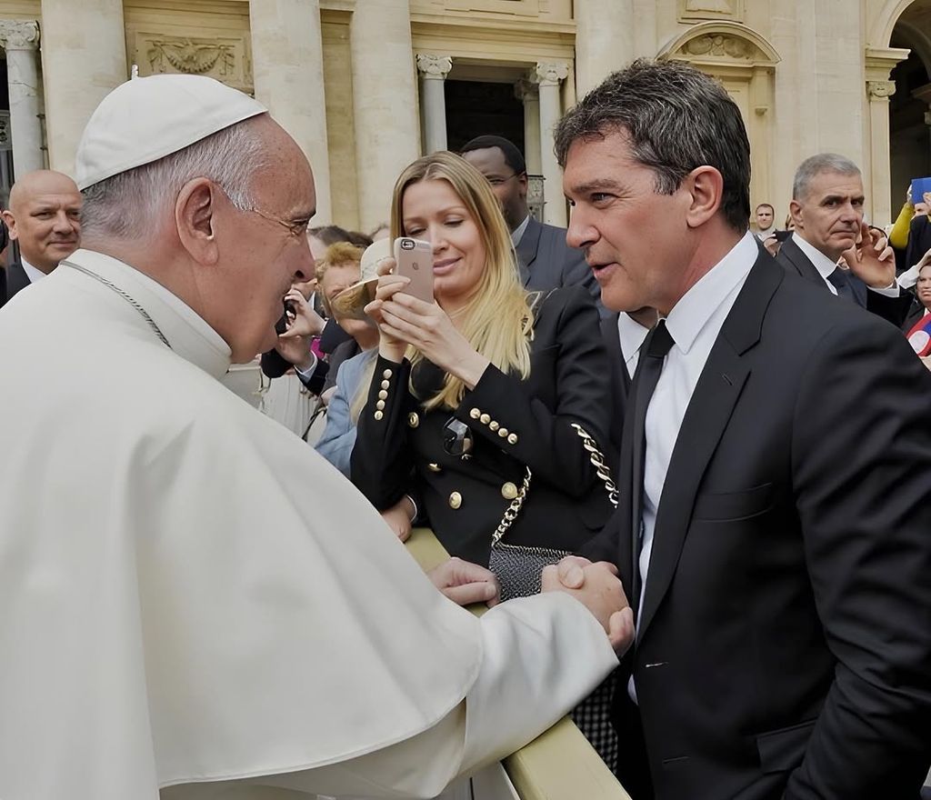 Antonio Banderas y su encuentro con el Papa Francisco