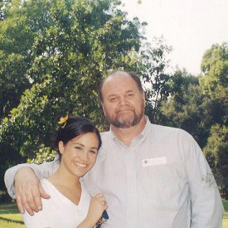 Meghan Markle y su padre Thomas