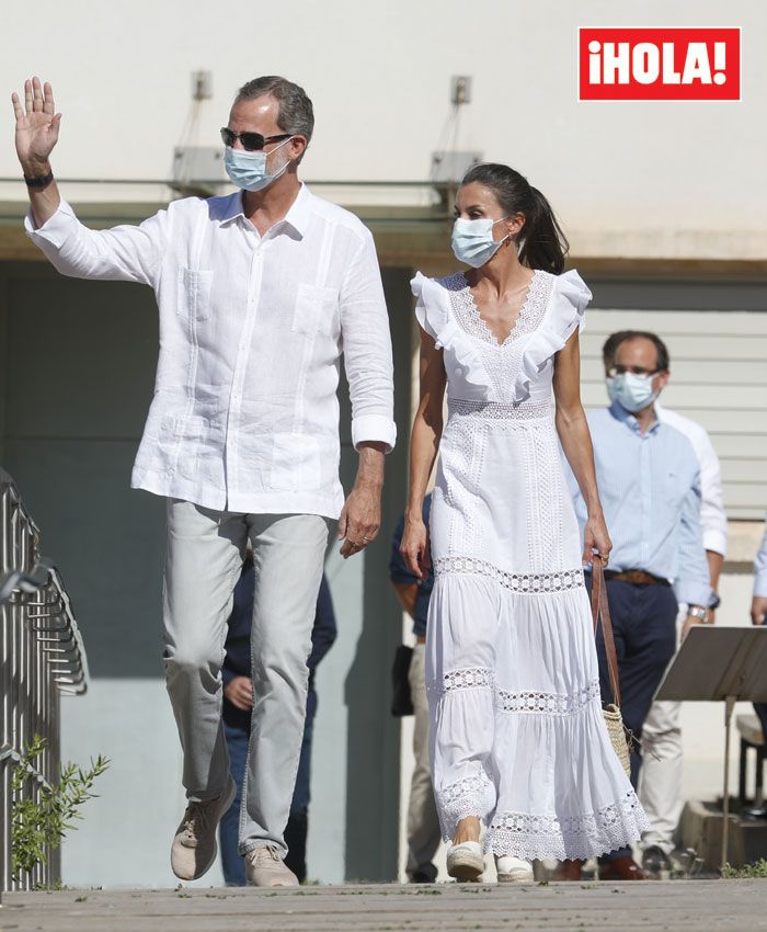 Reina Letizia, vestido blanco Ibiza