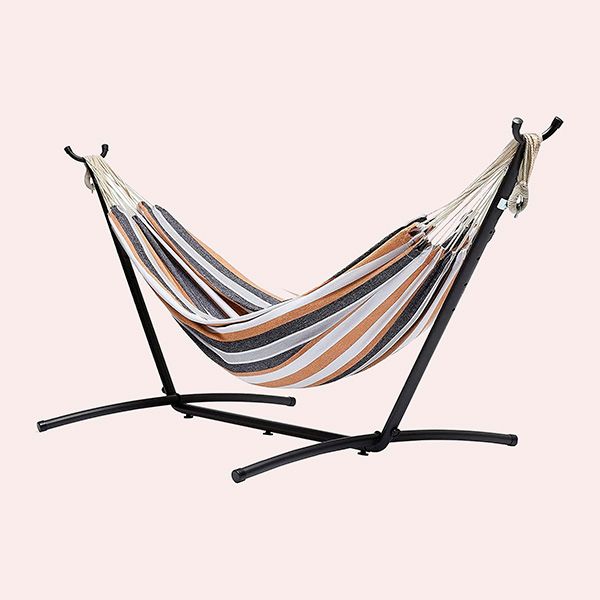 Amazon Basics Hamaca de Tela con Soporte