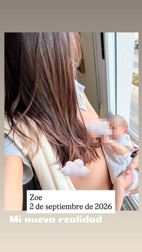 Laura Moure junto a su hija, Zoe