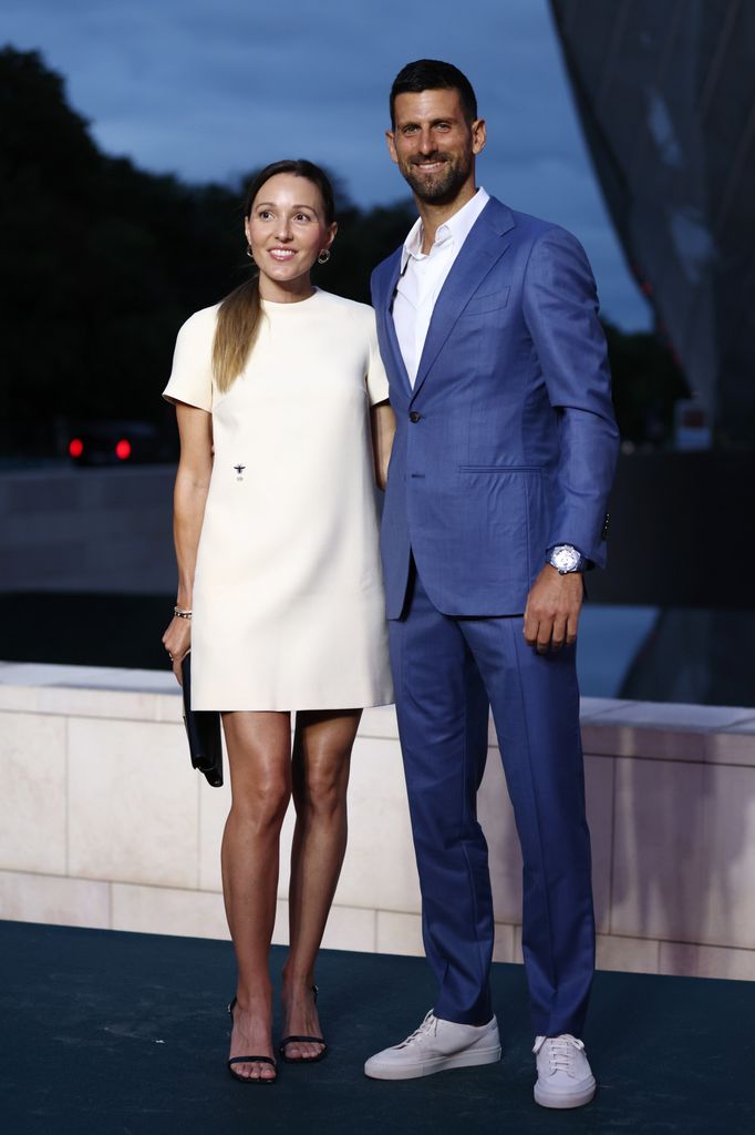 Jelena y Novak Djokovic en los Juegos de París 2024