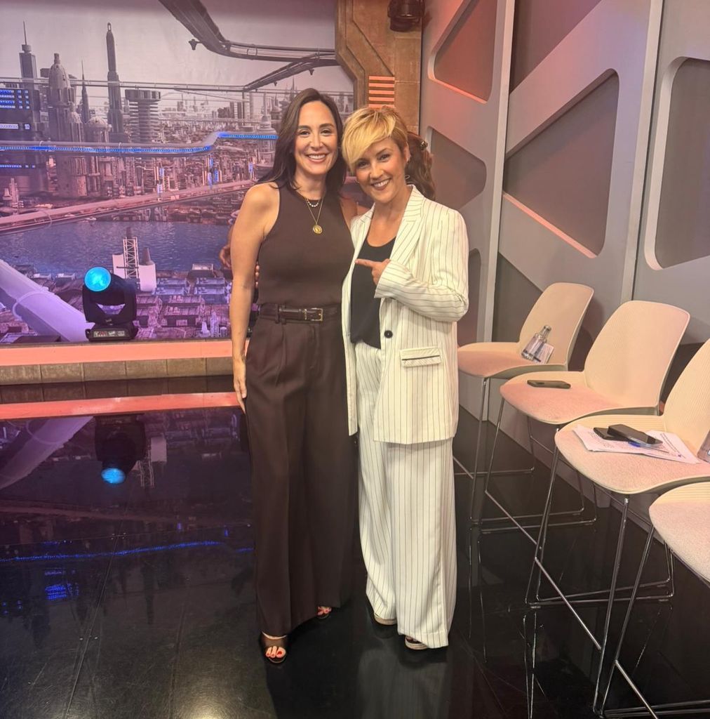 Tamara Falcó y su total look para El Hormiguero. 