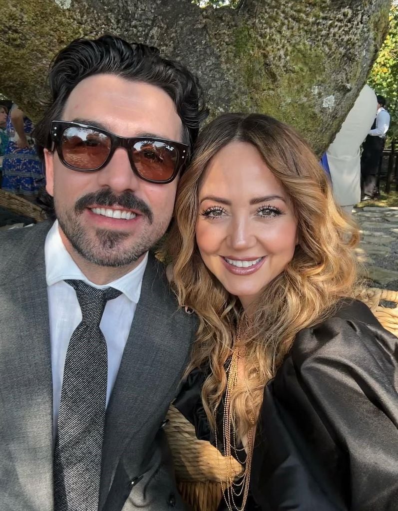 Andrea Legarreta y Luis Carlos Origel.