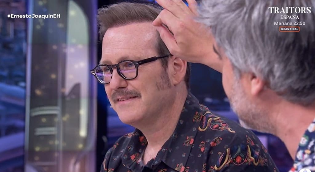 Ernesto Sevilla y Joaquín Reyes en 'El Hormiguero'