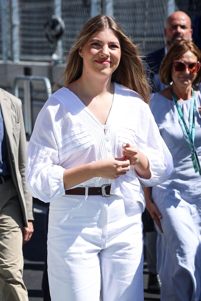La infanta Sofía en la Fórmula 1 de Madrid