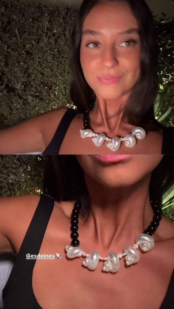 Victoria Federica con collar de marca española
