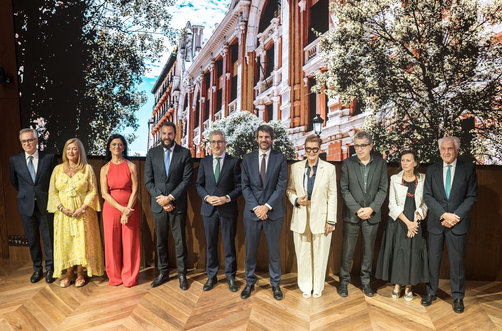 Foto de grupo tomada tras la reunión del Patronato del Museo Nacional Thyssen-Bornemisza el 16 de septiembre de 2026 en Madrid, España.