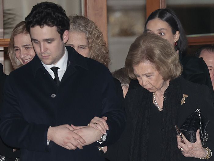Doña Sofía con su nieto Felipe de Marichalar 