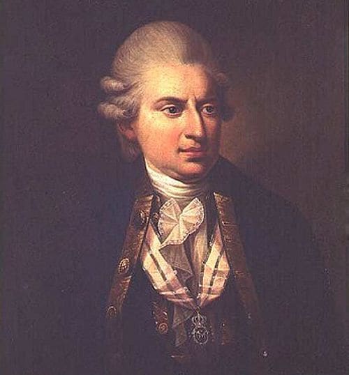 Johann Friedrich Struensee (1737-1772), médico de Palacio y amante de Carolina Matilde de Dinamarca y Noruega