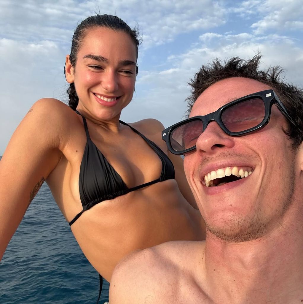 Dua Lipa y Callum Turner en Palermo