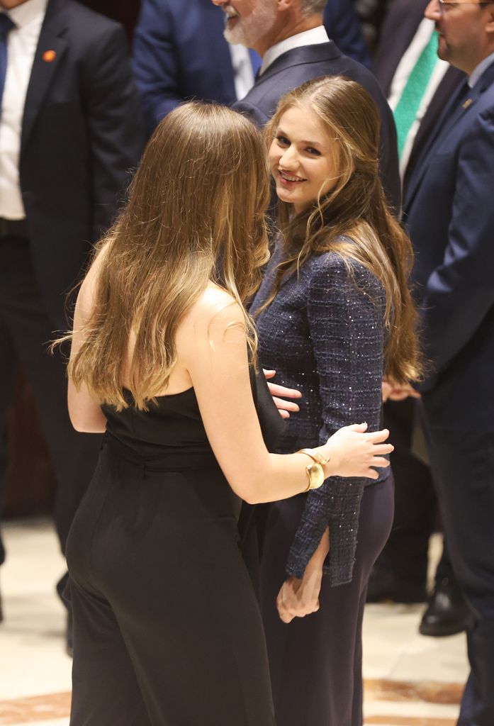 Las hermanas juntas, en los Premios Princesa de Asturias, Oviedo