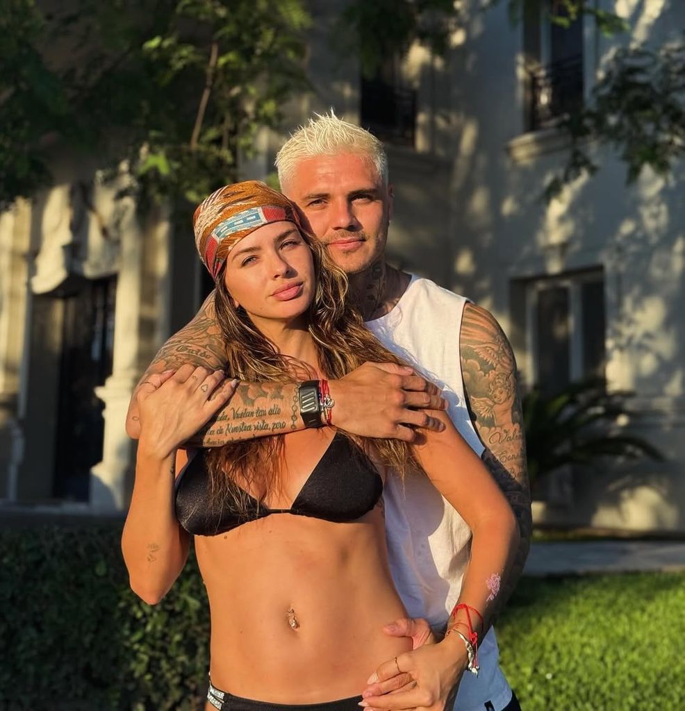 Eugenia 'La China' Suárez y Mauro Icardi confirmaron su relación a principios de 2025