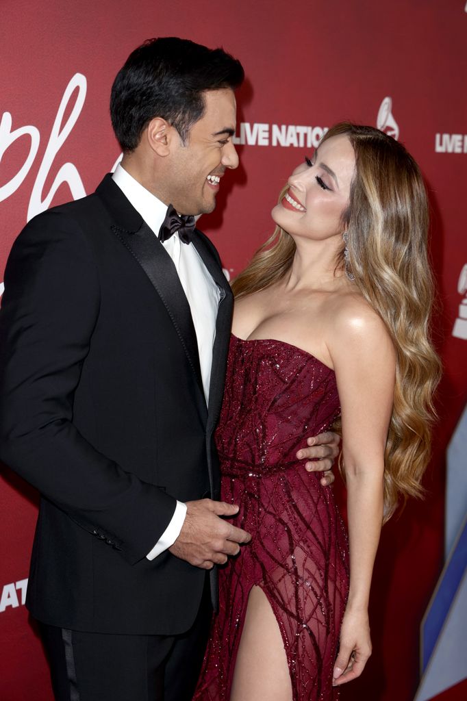 Cynthia Rodríguez y Carlos Rivera.